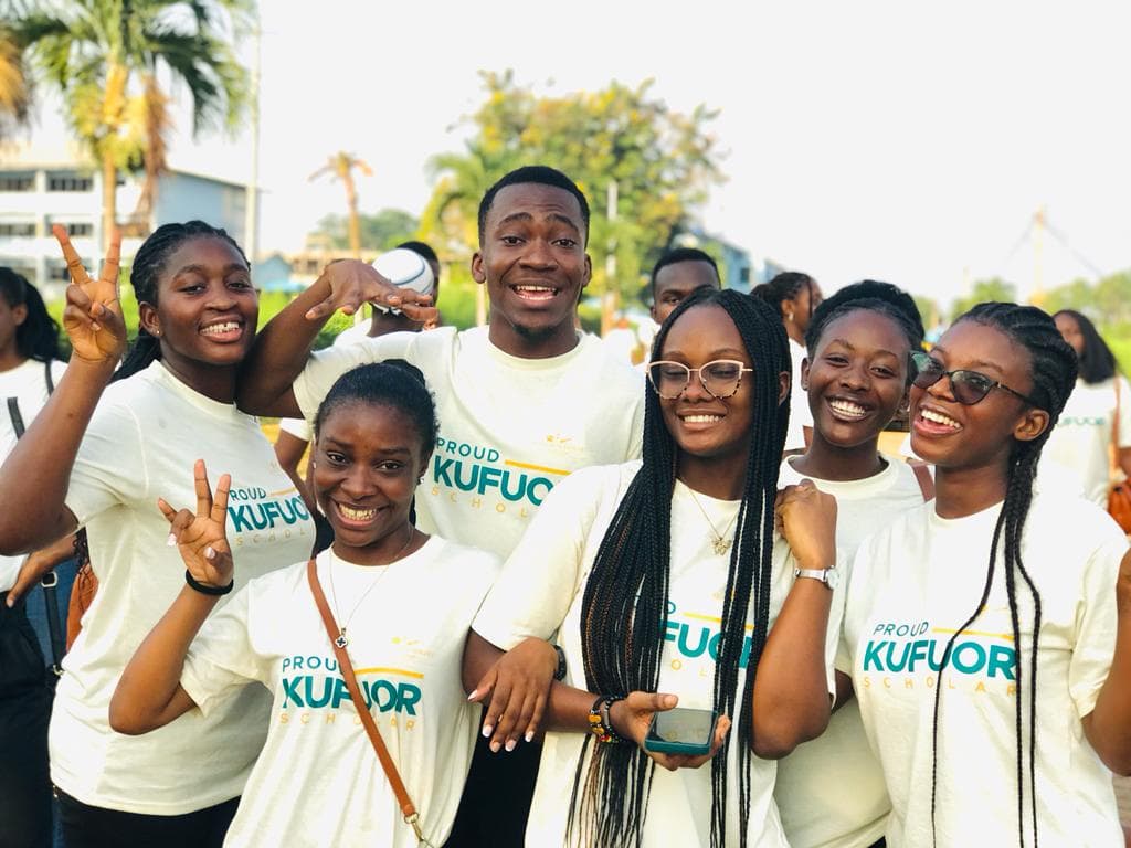 Members of the wider Kufuor Scholars community gathered together